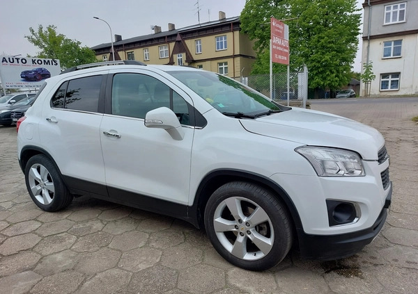 Chevrolet Trax cena 32900 przebieg: 154125, rok produkcji 2013 z Maków Podhalański małe 326